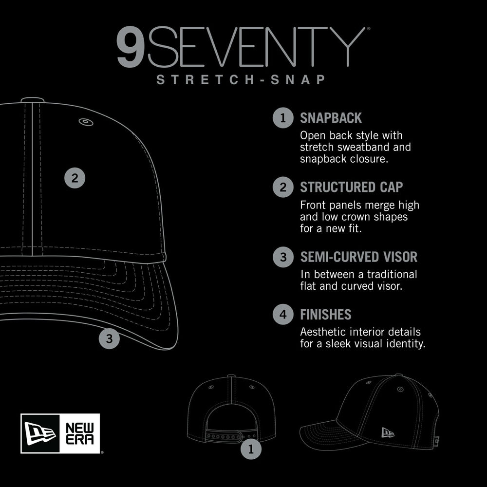 New York Knicks Adventure Aloha Pattern 9SEVENTY Stretch-Snap Hat Light Blue/Gray - NBA
