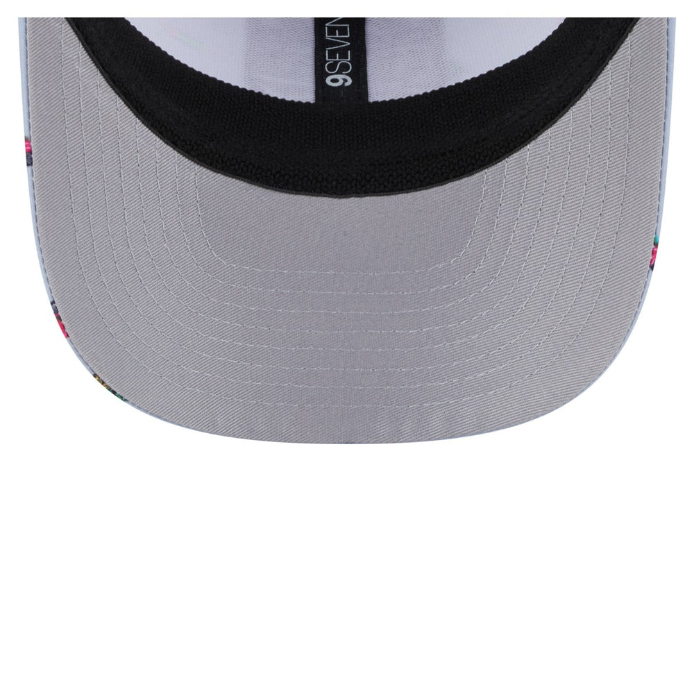 Sacramento Kings Adventure Aloha Pattern 9SEVENTY Stretch-Snap Hat Light Blue/Gray - NBA