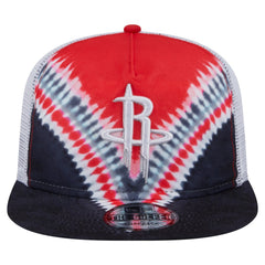 Houston Rockets Throwback Dye Golfer Snapback Hat Black/Red - NBA