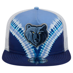 Memphis Grizzlies Throwback Dye Golfer Snapback Hat Navy/Light Blue - NBA