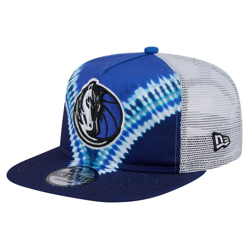 Dallas Mavericks Throwback Dye Golfer Snapback Hat Navy/Blue - NBA
