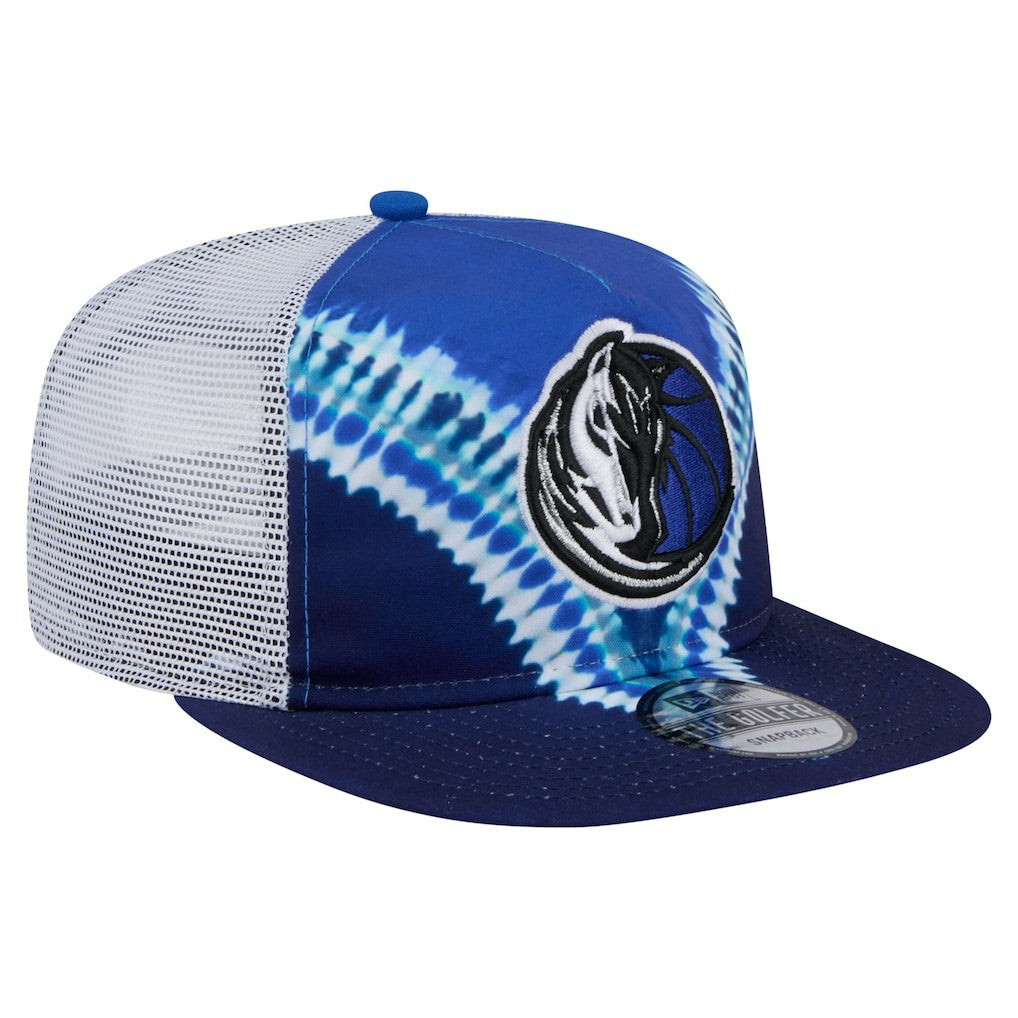 Dallas Mavericks Throwback Dye Golfer Snapback Hat Navy/Blue - NBA