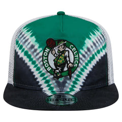 Boston Celtics Throwback Dye Golfer Snapback Hat Black/Kelly Green - NBA