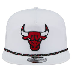Chicago Bulls Performance Rope Golfer Adjustable Hat White - NBA