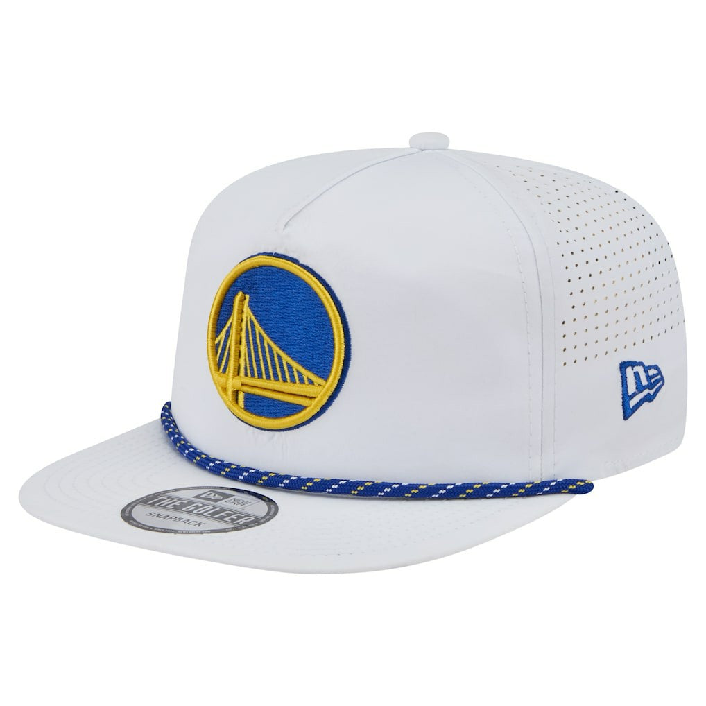 Golden State Warriors Performance Rope Golfer Adjustable Hat White - NBA