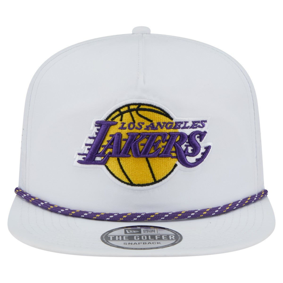 Los Angeles Lakers Performance Rope Golfer Adjustable Hat White - NBA