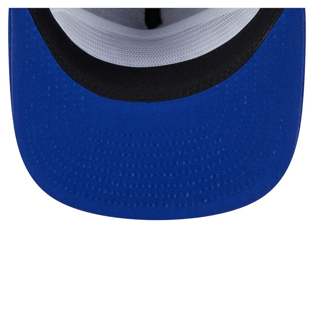 Golden State Warriors Team Text Golfer Snapback Hat Royal - NBA