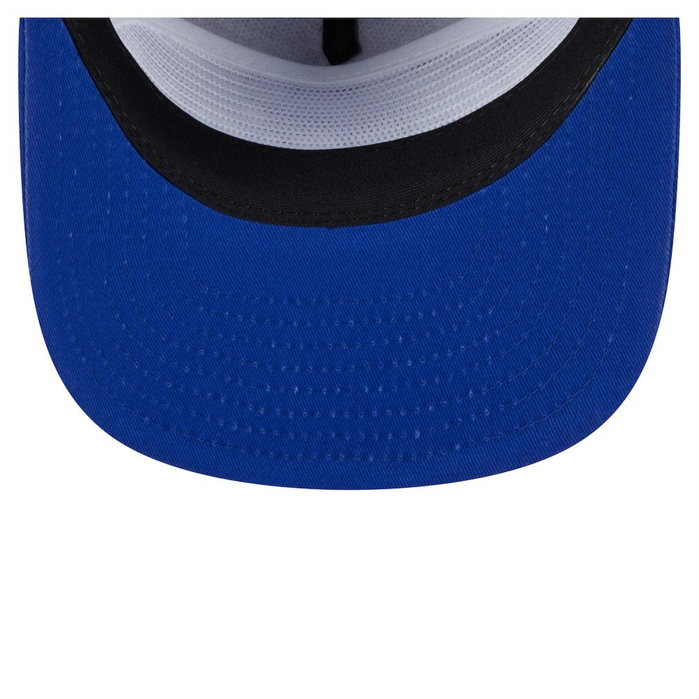 Golden State Warriors Team Text Golfer Snapback Hat Royal - NBA