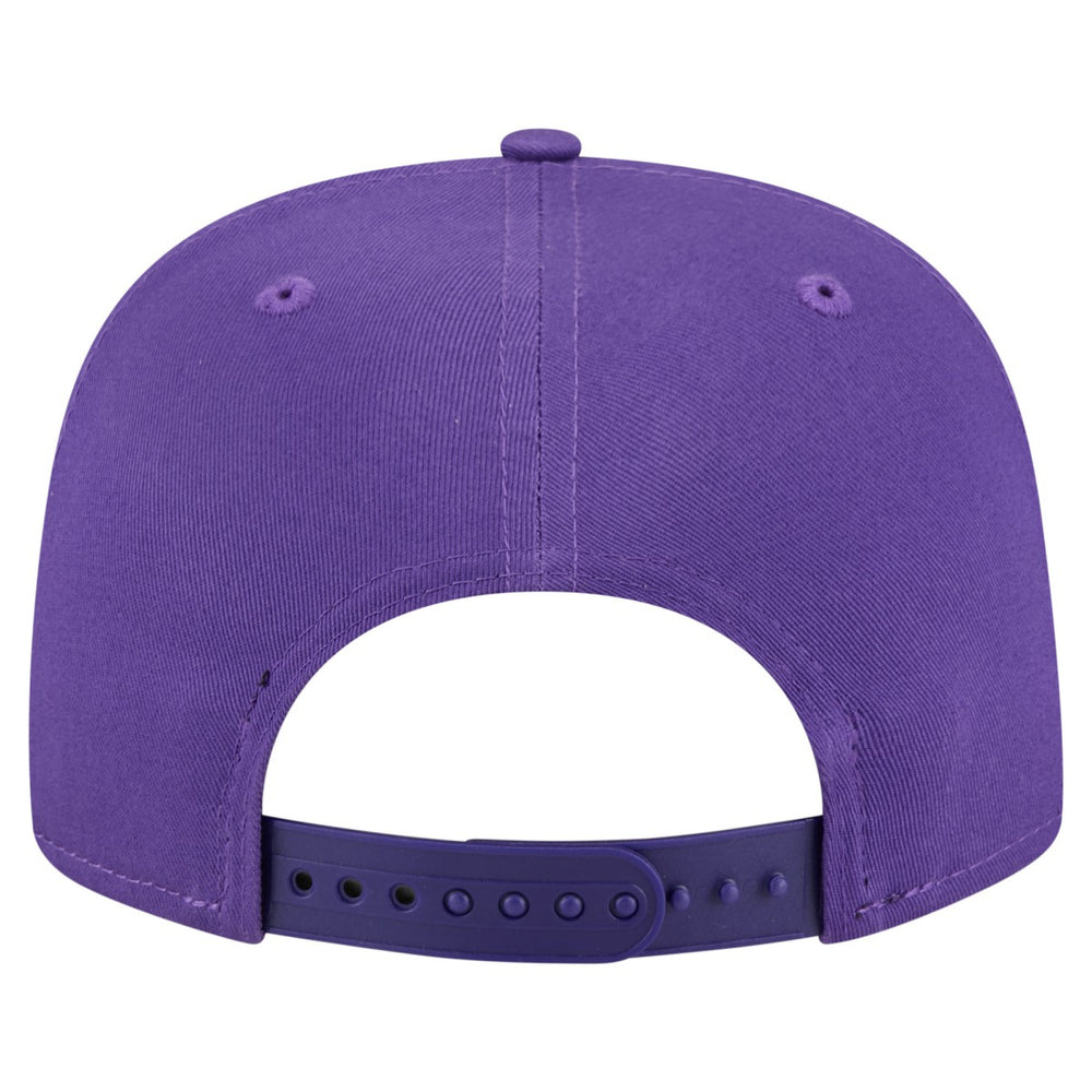 Los Angeles Lakers Team Text Golfer Snapback Hat Purple - NBA