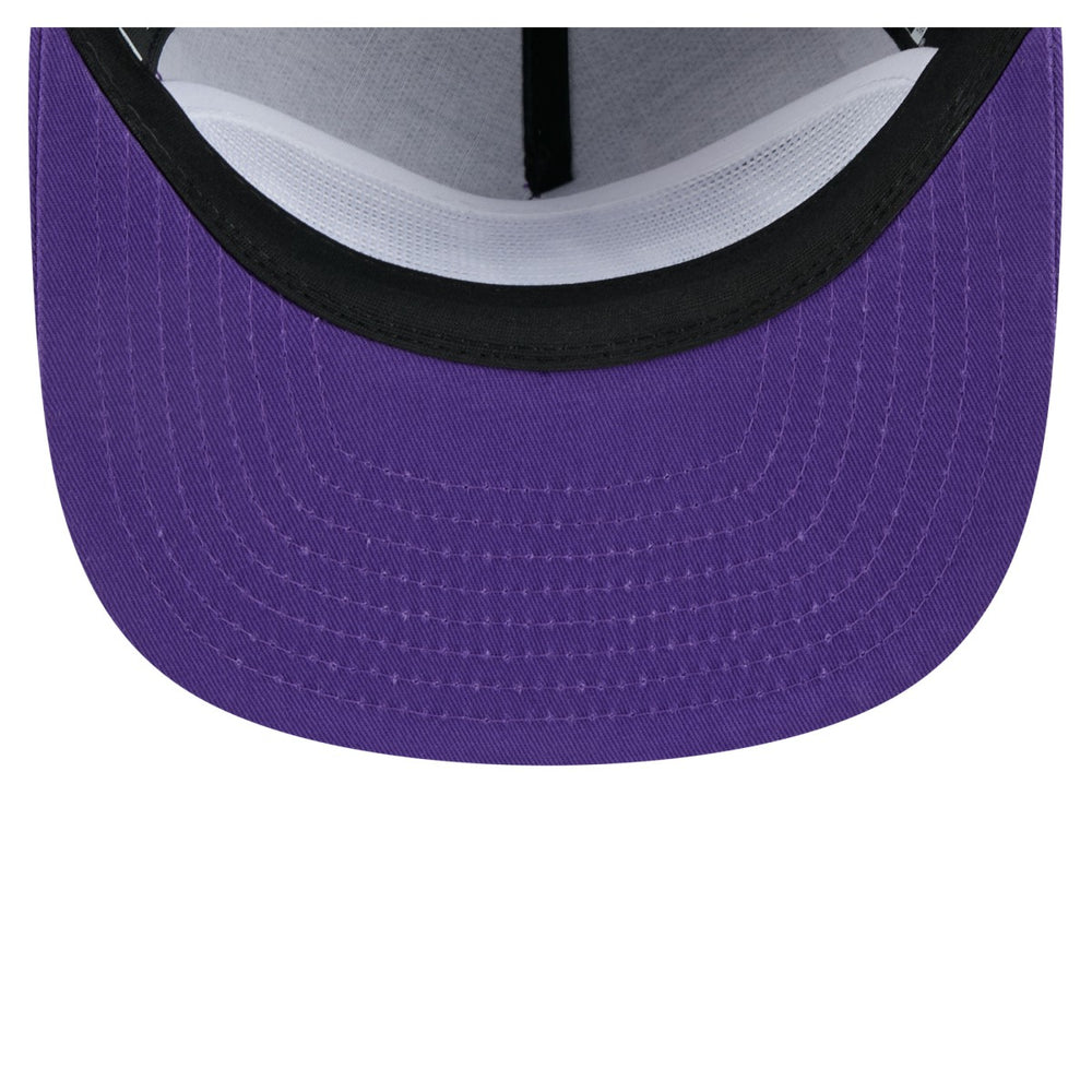 Los Angeles Lakers Team Text Golfer Snapback Hat Purple - NBA