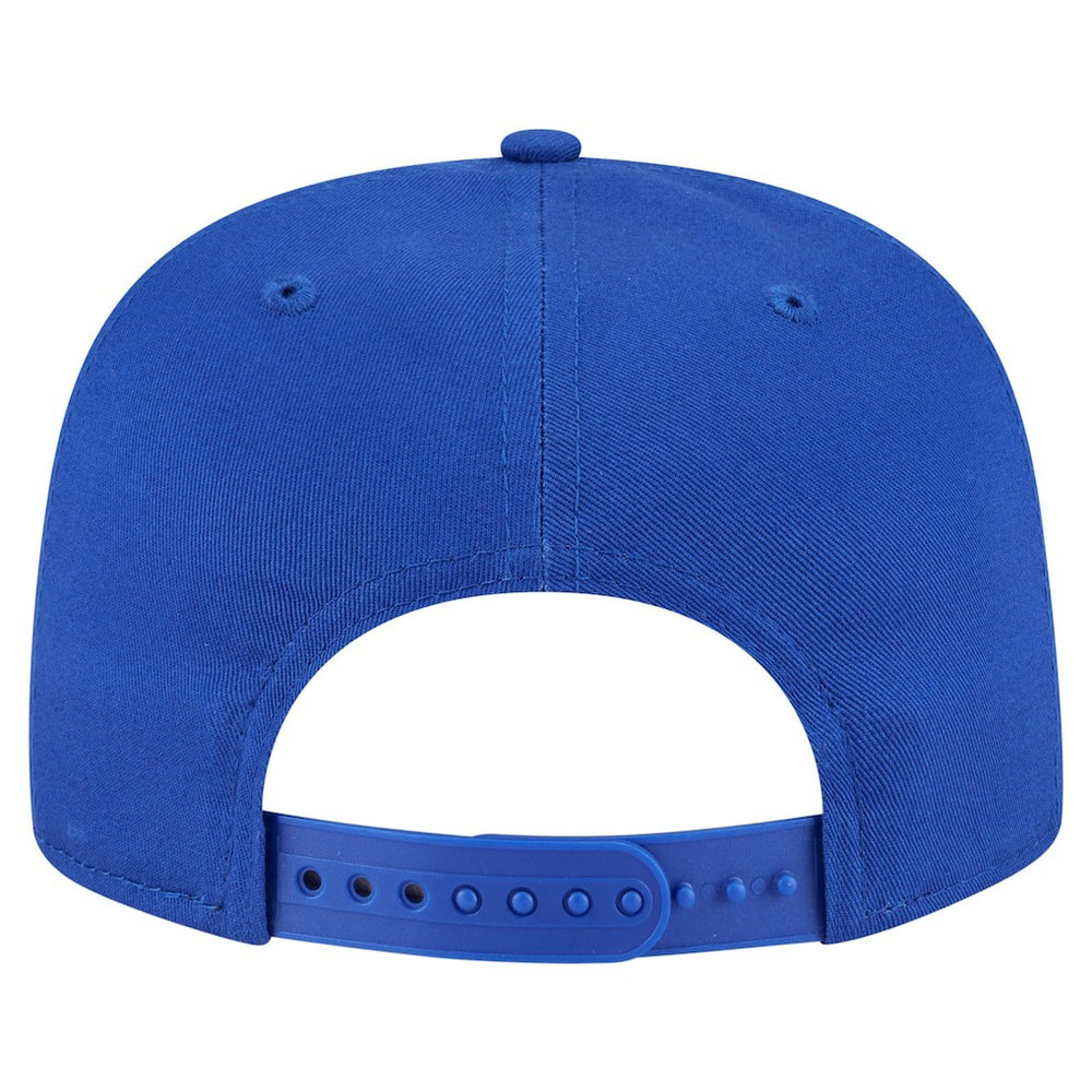 Philadelphia 76ers Team Text Golfer Snapback Hat Royal - NBA