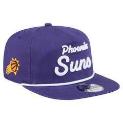 Phoenix Suns Team Text Golfer Snapback Hat Purple - NBA