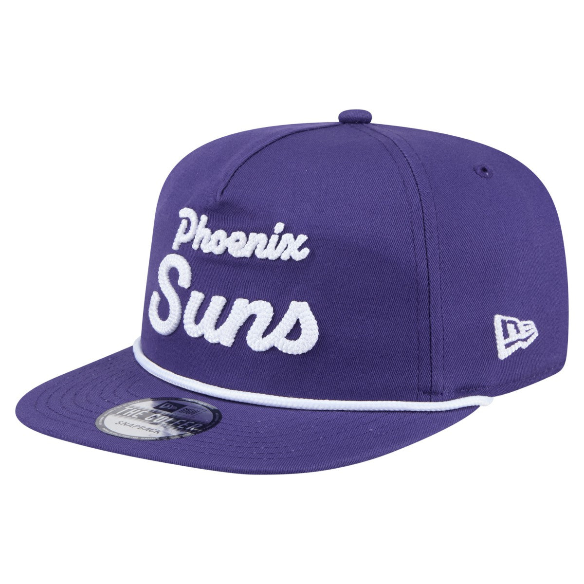Phoenix Suns Team Text Golfer Snapback Hat Purple - NBA