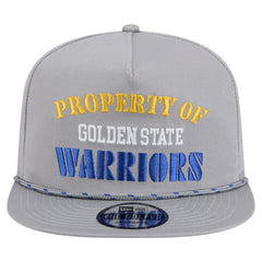 Golden State Warriors Throwback Property Of Golfer Snapback Hat Gray - NBA