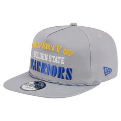 Golden State Warriors Throwback Property Of Golfer Snapback Hat Gray - NBA