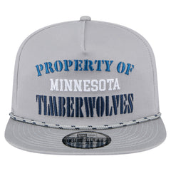 Minnesota Timberwolves Throwback Property Of Golfer Snapback Hat Gray - NBA