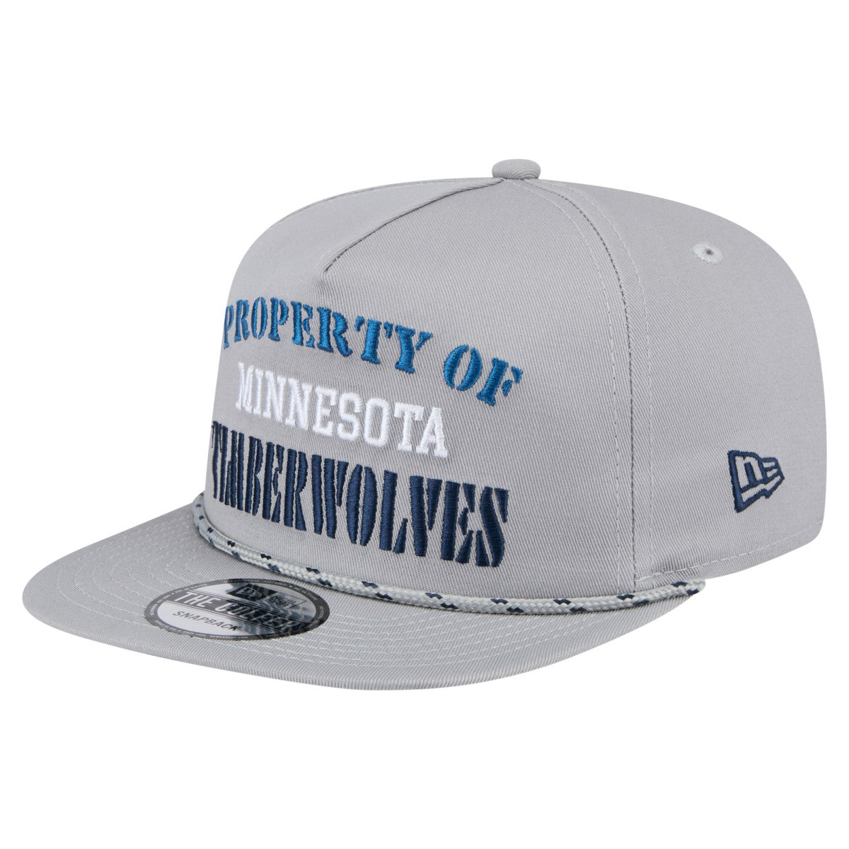 Minnesota Timberwolves Throwback Property Of Golfer Snapback Hat Gray - NBA