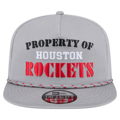 Houston Rockets Throwback Property Of Golfer Snapback Hat Gray - NBA