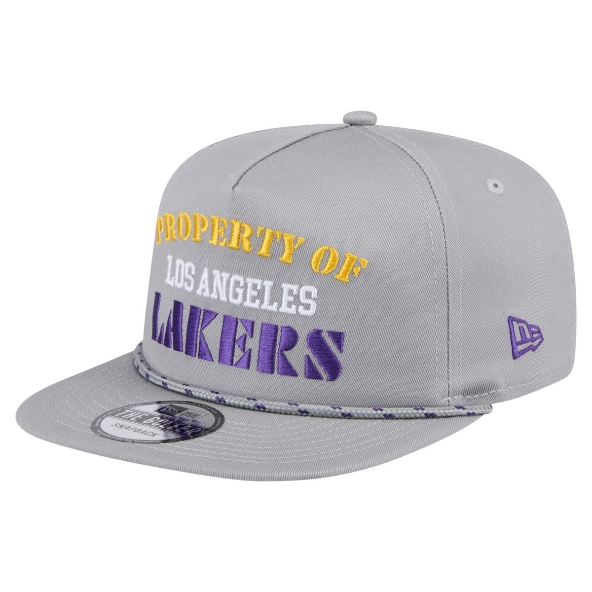 Los Angeles Lakers Throwback Property Of Golfer Snapback Hat Gray - NBA