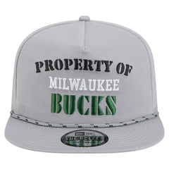 Milwaukee Bucks Throwback Property Of Golfer Snapback Hat Gray - NBA