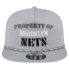 Brooklyn Nets Throwback Property Of Golfer Snapback Hat Gray - NBA
