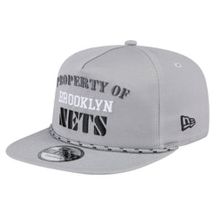 Brooklyn Nets Throwback Property Of Golfer Snapback Hat Gray - NBA