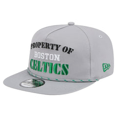 Boston Celtics Throwback Property Of Golfer Snapback Hat Gray - NBA