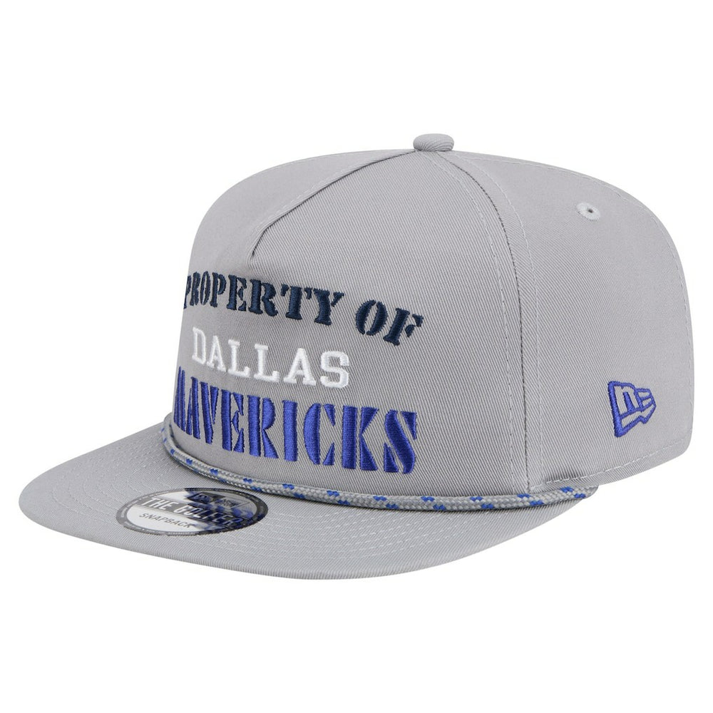 Dallas Mavericks Throwback Property Of Golfer Snapback Hat Gray - NBA