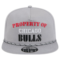 Chicago Bulls Throwback Property Of Golfer Snapback Hat Gray - NBA