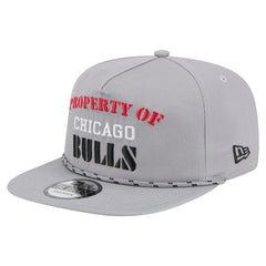 Chicago Bulls Throwback Property Of Golfer Snapback Hat Gray - NBA