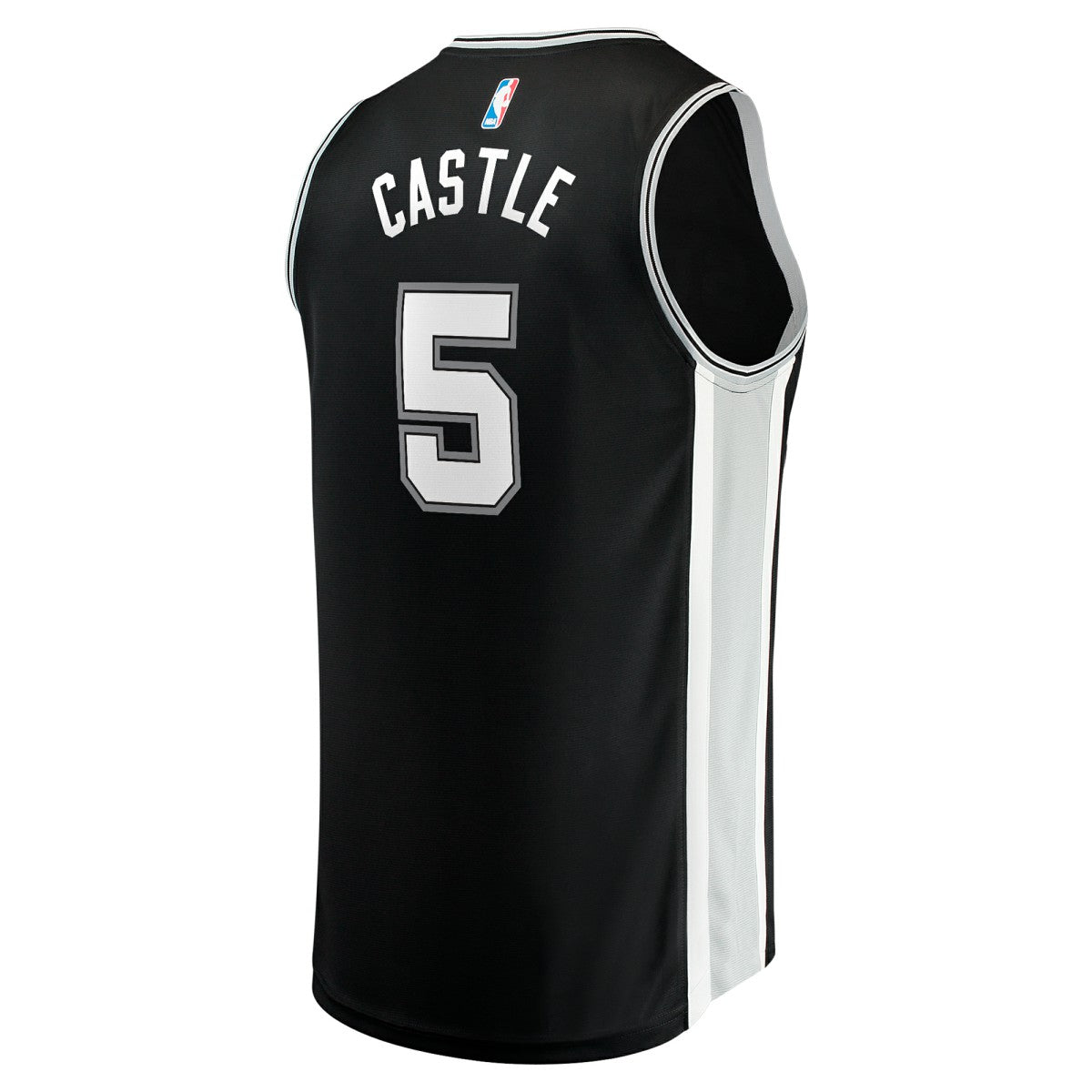 Stephon Castle San Antonio Spurs 2024 NBA Draft Fast Break Player Jersey Icon Edition Black - NBA