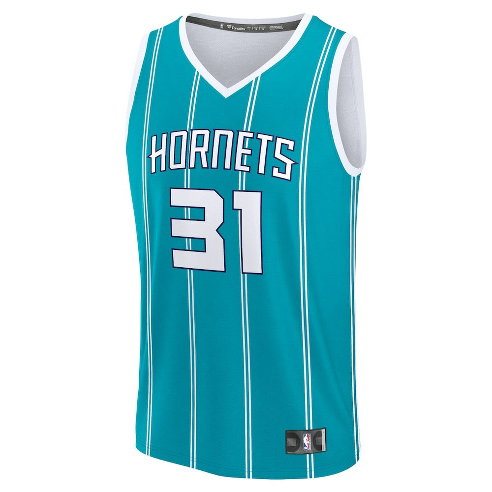 Tidjane Salaun Charlotte Hornets 2024 NBA Draft Fast Break Player Jersey Icon Edition Teal - NBA