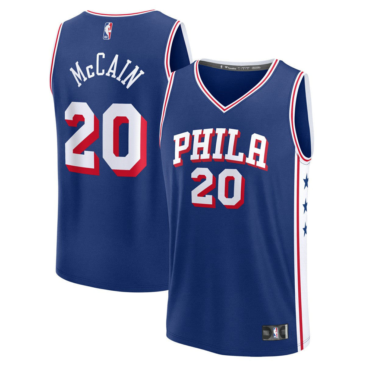 Jared McCain Philadelphia 76ers 2024 NBA Draft Fast Break Player Jersey Icon Edition Royal - NBA