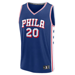 Jared McCain Philadelphia 76ers 2024 NBA Draft Fast Break Player Jersey Icon Edition Royal - NBA