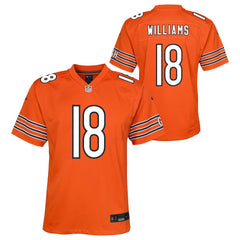 Caleb Williams Chicago Bears Youth Game Jersey Orange | Nike for Sale