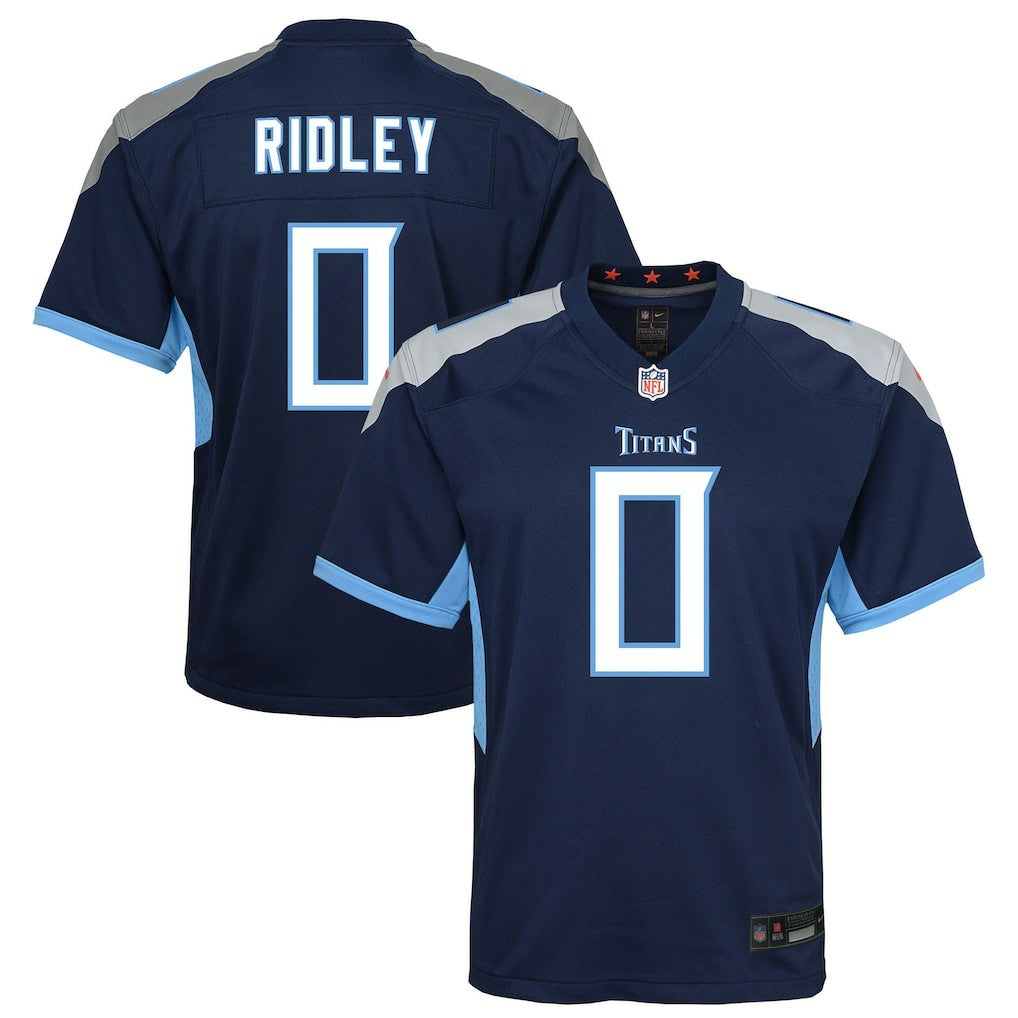Calvin Ridley Tennessee Titans Youth Game Jersey Navy | Nike for Sale
