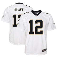 Chris Olave New Orleans Saints Youth Game Jersey White | Nike for Sale