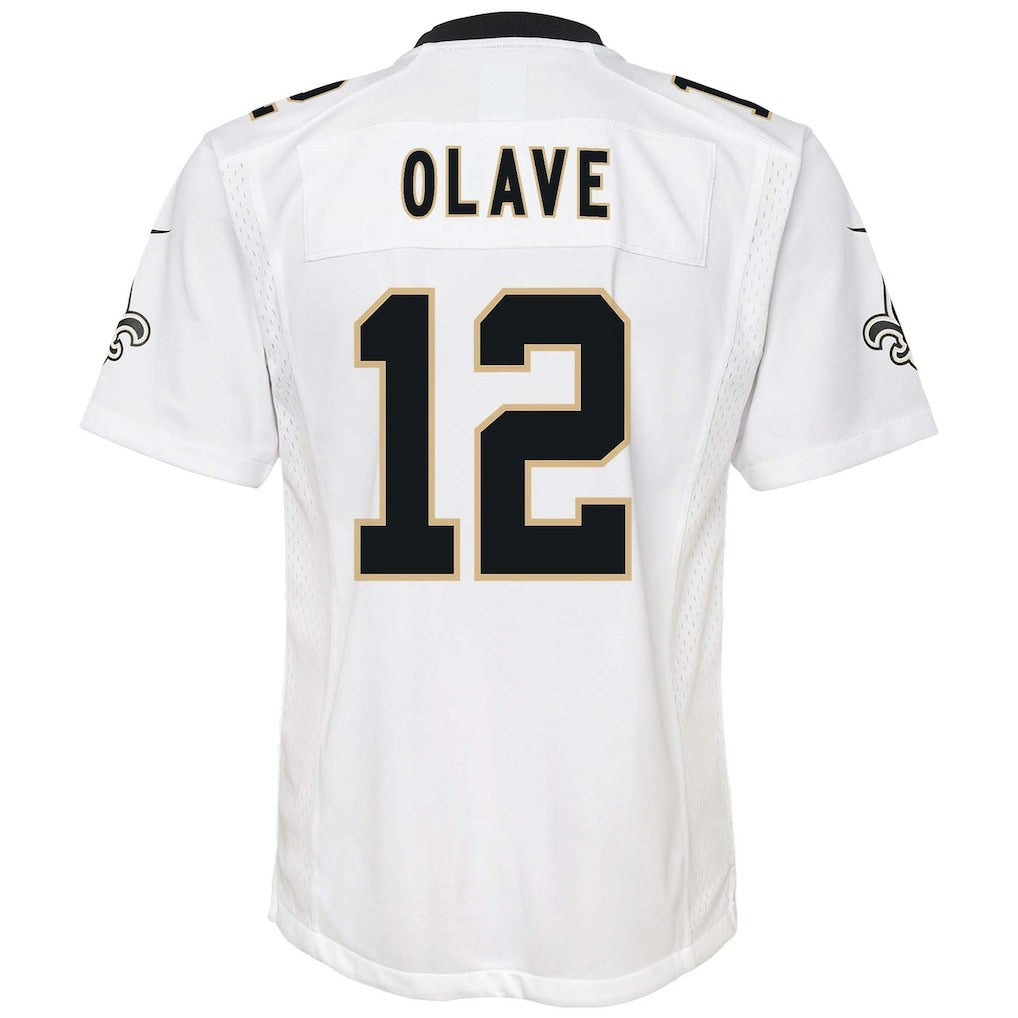 Chris Olave New Orleans Saints Youth Game Jersey White | Nike for Sale