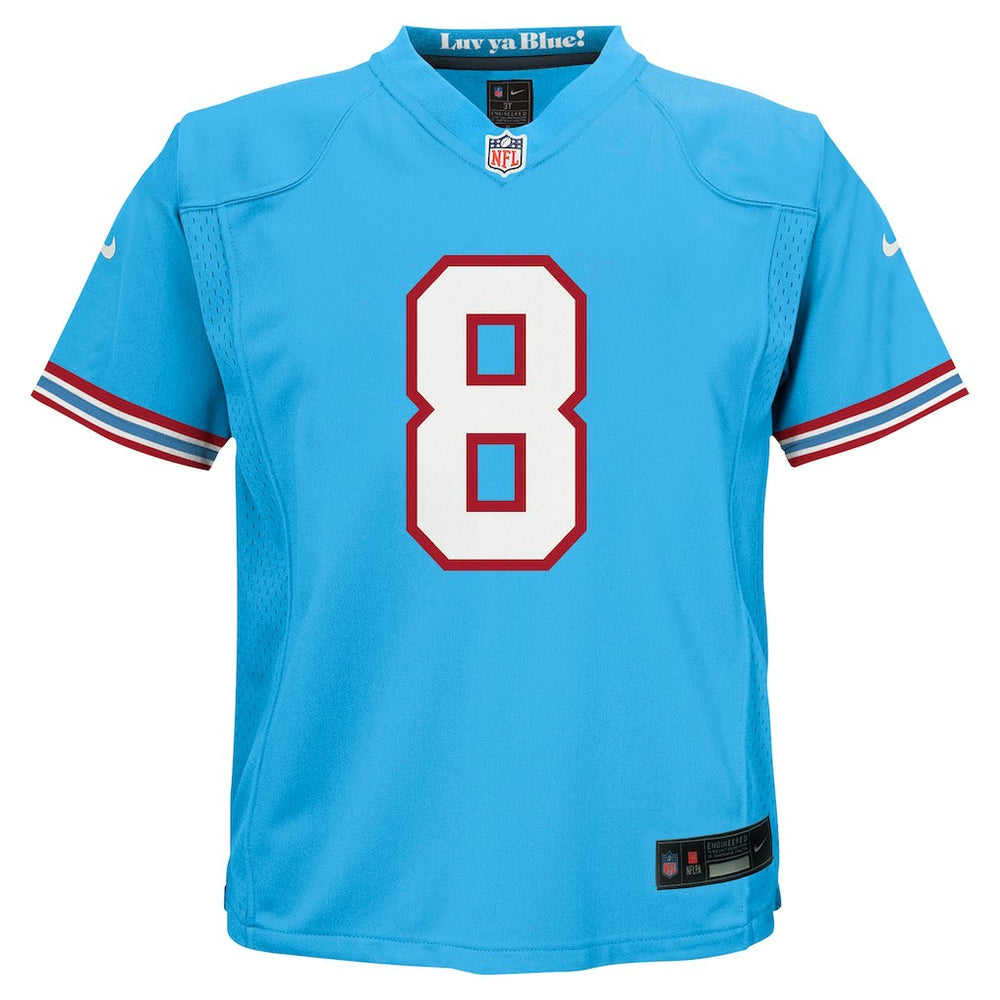 Will Levis Tennessee Titans Preschool Alternate Player Game Jersey Light Blue | Nike for Sale