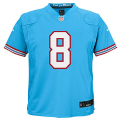 Will Levis Tennessee Titans Preschool Alternate Player Game Jersey Light Blue | Nike for Sale