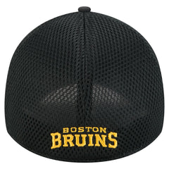 Boston Bruins New Era Linear Featherweight 39THIRTY Flex Hat - Black - NHL