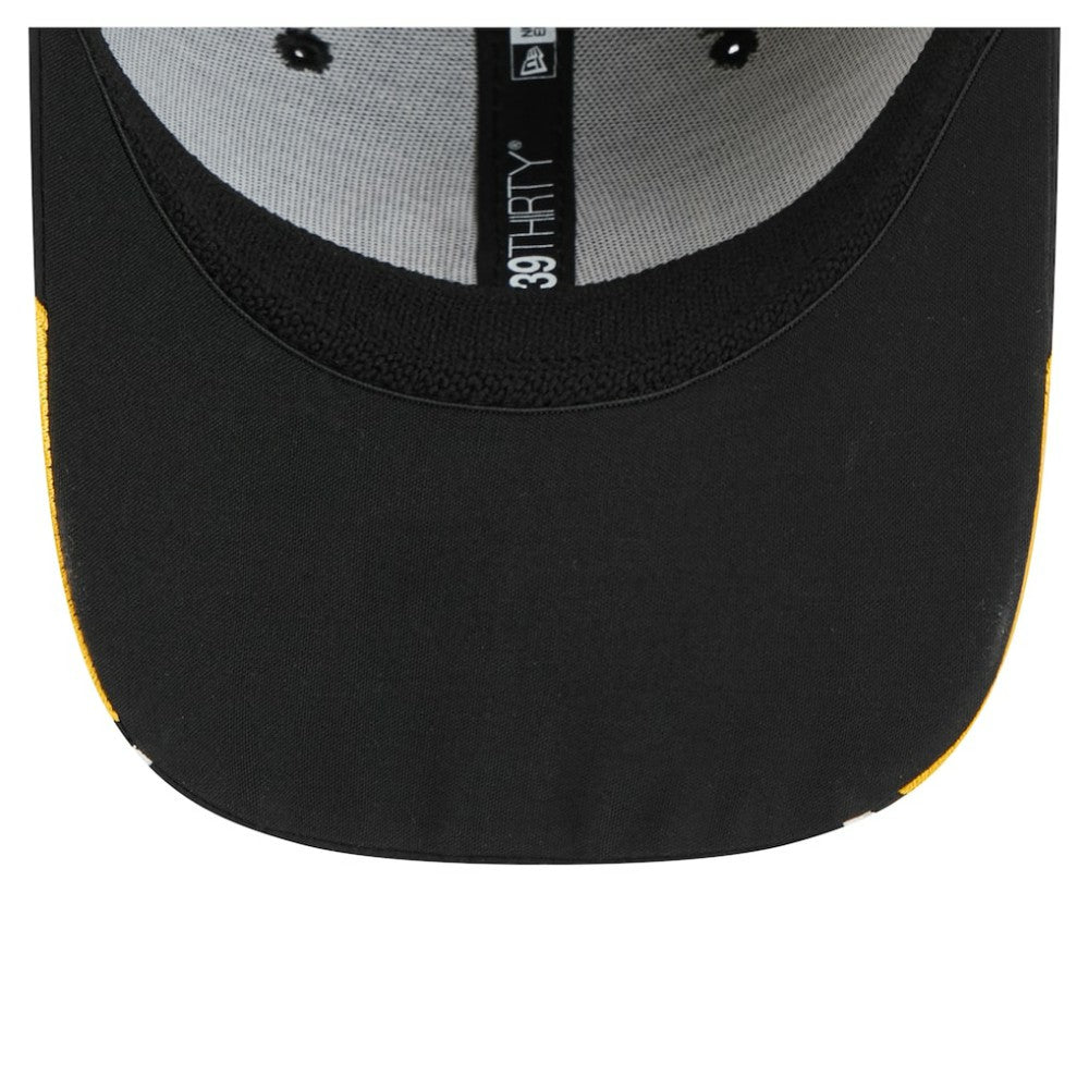 Boston Bruins New Era Linear Featherweight 39THIRTY Flex Hat - Black - NHL
