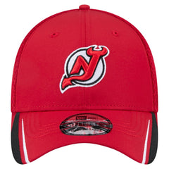 New Jersey Devils New Era Linear Featherweight 39THIRTY Flex Hat - Red - NHL