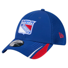 New York Rangers New Era Linear Featherweight 39THIRTY Flex Hat - Blue - NHL