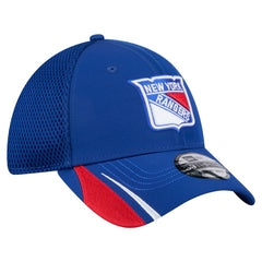 New York Rangers New Era Linear Featherweight 39THIRTY Flex Hat - Blue - NHL