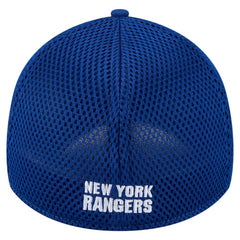 New York Rangers New Era Linear Featherweight 39THIRTY Flex Hat - Blue - NHL