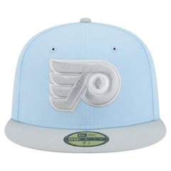 Philadelphia Flyers New Era Color Pack Two-Tone 59FIFTY Fitted Hat - Light Blue/Gray - NHL