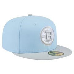 Boston Bruins New Era Color Pack Two-Tone 59FIFTY Fitted Hat - Light Blue/Gray - NHL