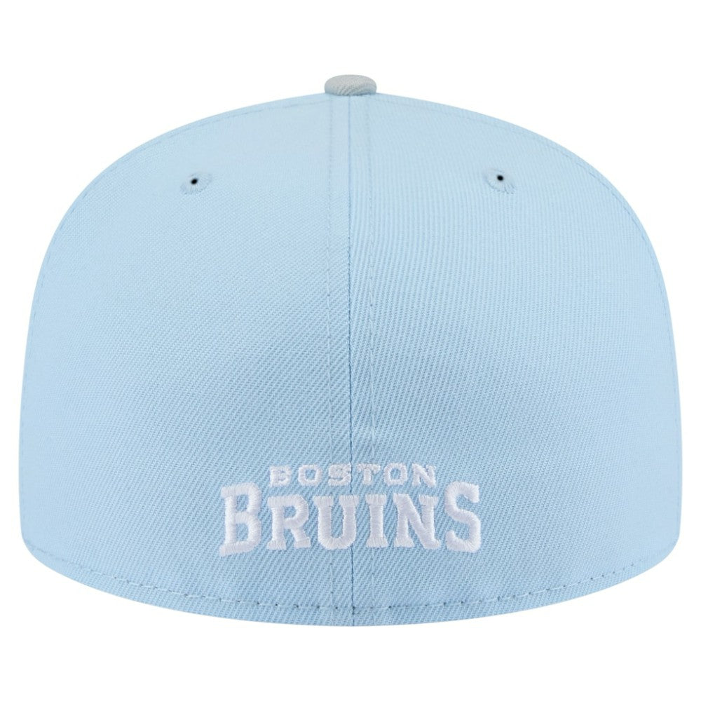 Boston Bruins New Era Color Pack Two-Tone 59FIFTY Fitted Hat - Light Blue/Gray - NHL