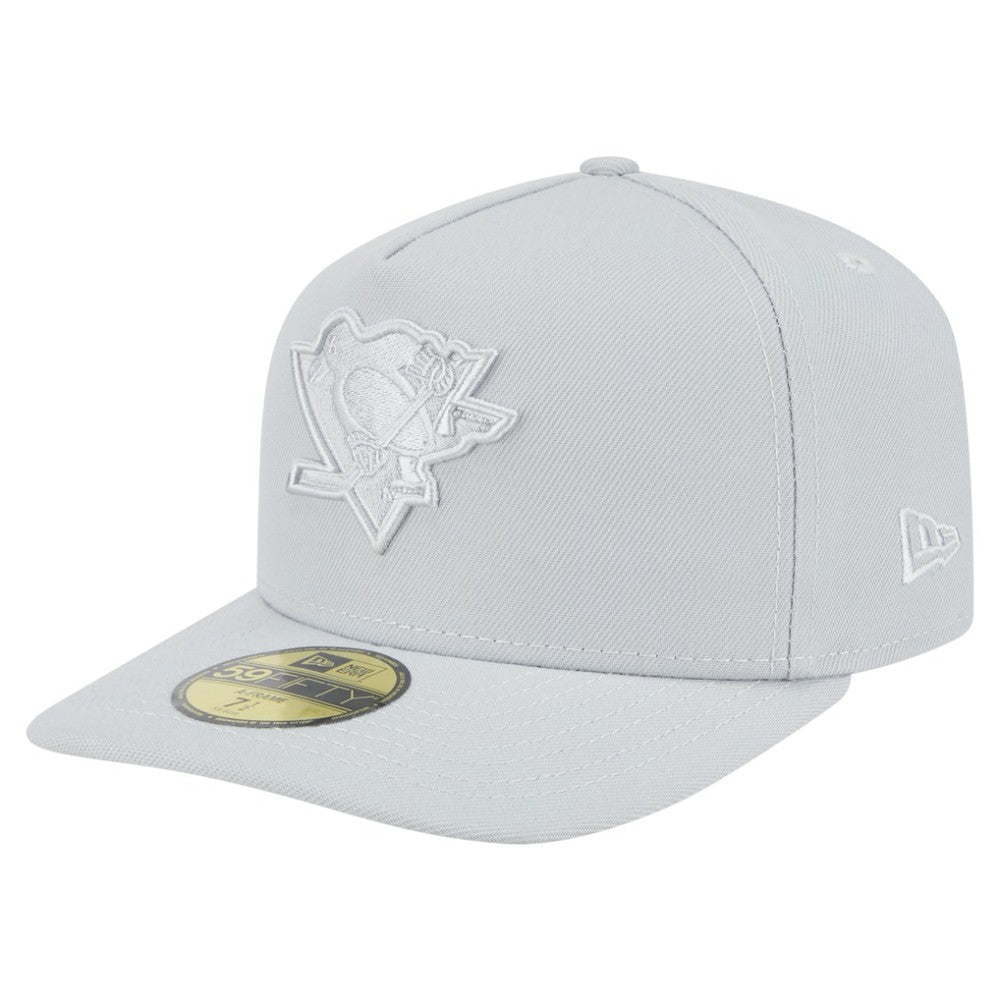 Pittsburgh Penguins New Era Color Pack A-Frame 59FIFTY Fitted Hat - Gray - NHL